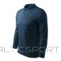 Malfini Single J. LS M MLI-21102 navy blue polo shirt (S)