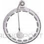 Enero Fit HULA HOP WITH MASSAGER, WEIGHT AND COUNTER, WHITE AND GREY
