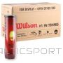 WILSON TEAM PRACTICE TENISA BUMBAS – kaste ar 18 tubiem (72 bumbas)