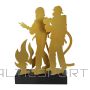 Tryumf Statuetka straż pożarna TM003-FIR1 / 29,5 cm / złoty