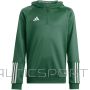 Bluza piłkarska adidas TIRO 23 C Hoodie Jr HU1357 / zielony / 152 cm