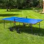 Galda tenisa galds Bilaro Sunny Outdoor, zils, 4mm alumīnija virsma, āra