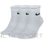Skarpety Nike Everyday Lightweight Ankle SX7677 100 / biały / 42-46
