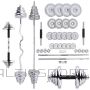 Hanteļu komplekts, regulējamas hanteles /HMS STC55 CHROME HANEĻU KOMPLEKTS-STIENS čemodānā 55KG