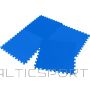 EVA Puzzle Mat 60x60 cm, 4 pcs, 12 mm, Enero, Blue