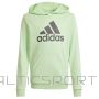 Bluza adidas Big Logo Hoodie girls IS2591 / zielony / 152 cm