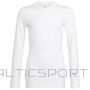 Adidas Techfit Ls Tee Y H23156 T-krekls / Balta / 164 cm