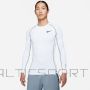Nike T-krekls Nike cieši tops Ls dd1990 100 / Balta / XL