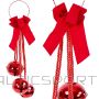 Koopman DECORATIVE CENTER BELLS LENGTH 46 CM RED