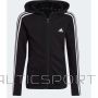 Sweatshirt adidas Essentials 3 Stripes Full-Zip Hoodie Jr. IC3634 (140 cm)