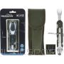 Redcliffs SURVIVAL KOMPLEKTS TŪRISTU KABATAS NAŽIS AR GALDA RINKUMIEM 5in1
