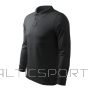 Malfini Single J. LS M MLI-21194 ebony gray polo shirt (L)