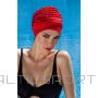 Fashy Ladies fabric swimcap with plastic lining and soft headband 3403 40 red