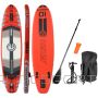 Enero SET - INFLATABLE SUP BOARD 320x76x15CM SHARK