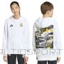 Adidas Real Madrid HD Top Junior Sweatshirt JY5854 / 128 cm / white