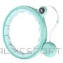 Masāžas hula hoop riņkis /Other FH02 GREEN HULA HOOP AR SVARU + LATVISKI