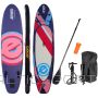 Enero SET - INFLATABLE SUP BOARD 320x76x15CM PURPLE