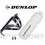Dunlop BICYCLE BOTTLE 750 ML WITH BASKET, WHITE