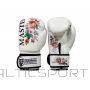 Masters Боксерские перчатки RPU-FLOWER (черный+10 oz)