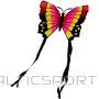 Enero BUTTERFLY KITE 88x78CM PINK YELLOW