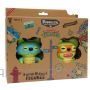 P.m.i. Kids World FUGGLER S2 SWAP & STYLE figūras – 2 iepakojumā (Leonardo un Mikelandželo)
