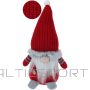 Christmas Decoration CHRISTMAS gnome, 30 cm, red