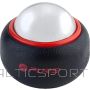 Pure2Improve Atvēsinoša masāžas bumba ar rokturi Cold Ball Roller Black/Red/Silver / sāpju un mezglu mazināšanai