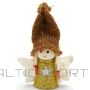 Saska Garden GOLD ANGEL PENDANT 7CM