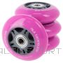 Nils Extreme PU 72x24 82A PINK (4 gab.) + ABEC-7 (8 gab.) KOMPLEKTS