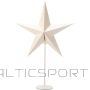 Christmas Decoration DECORATIVE ADVENT STAR LAMP, STANDING LED, 45CM, WHITE