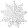 Saska Christmas PAPER DECORATION SNOWFLAKE DIA. 64 CM WHITE