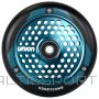 Колесо для самоката UNION Honeycomb Pro Scooter Wheel 110 мм, черный/полированный бирюзовый