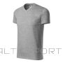 Malfini T-krekls ar smagu V veida kakla izgriezumu M MLI-11112 tumši pelēks melanžs (2XL)