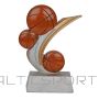 Polcups A basket ball statuette / 14 cm / multicolour
