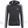 Adidas Толстовка с капюшоном Essentials 3S Jr GQ8356 с молнией во всю длину (134 см)
