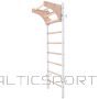 Benchk WOODEN AND METAL GYMNASTIC LADDER WITH 4 HANDLES AND A WOODEN BAR 211W