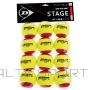 Tennis balls DUNLOP STAGE 3 12-polybag red