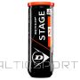 Tennis balls DUNLOP STAGE 2 3-tube orange