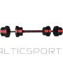 Regulējami treniņu hanteles 2x10 kg ar stieņa funkciju ENERO FIT