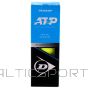 Tennis balls Dunlop ATP PRESSURELESS UpperMid 3pcs box ITF
