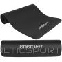 Enero Fit Fitnesa paklājiņš NBR pretslīdes pārklājums 183x61x1,5cm melns