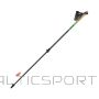 Gabel Carbon XT 2S-80 F.L. Adjustable Nordic Walking Poles, 78-135 cm, Black/Green