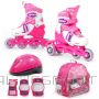 SMJ Sport Combo Pink LED set: 2in1 roller skates HS-TNK-000009549 (26-29)
