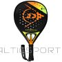 Padel tennis racket Dunlop INFERNO CARBON EXTREME 365g Hybrid PRO-EVA profesionalams black/yellow/orange