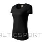 Malfini Origin (GOTS) T-krekls W MLI-17201 melns (XS)