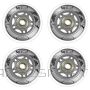 PU 64x24 82A WHITE (4 gab.) + ABEC-7 (8 gab.) KOMPLEKTS NILS EXTREME
