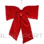 Edelman RED DECORATIVE BOW 39x50CM MICA