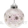 Christmas Decoration DECORATIVE BALL 8CM SILVER STARS