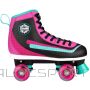 Bērnu Skrituļslidas / Skates Retro Nijdam 52RF 36 Black/Emerald/Magenta