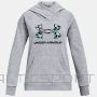 Under Armour Džemperis Ua meitenes konkurents Logo Hoodie 1366399 035 / Pelēka / XL